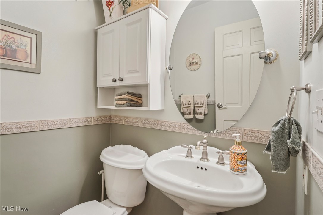 18336 Falling Water Road Strongsville, OH 44136 - Photo 24 of 50 Bathroom featuring a sink and toilet