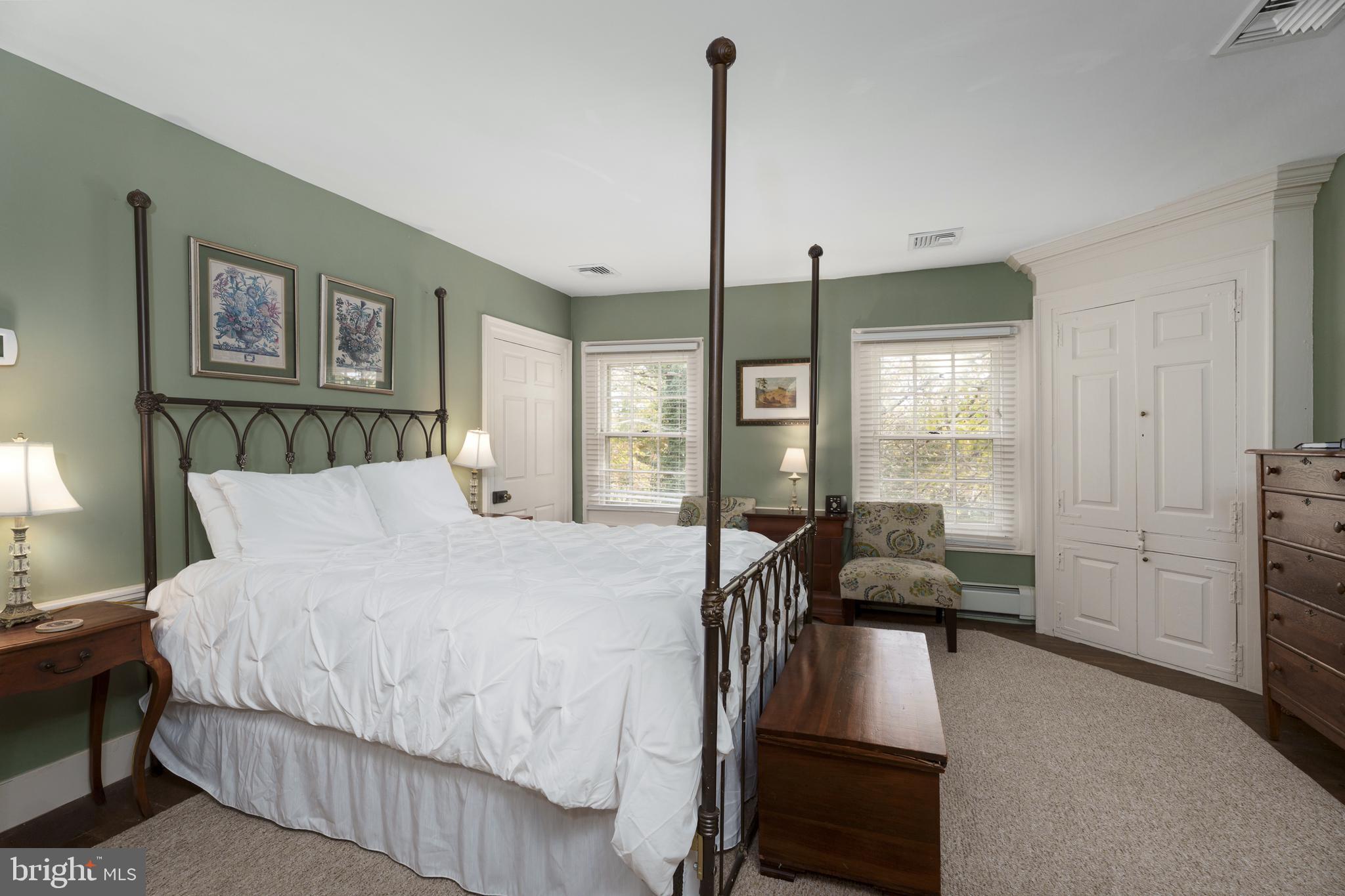 3301 Lawrenceville Road Princeton, NJ 08540 - Photo 26 of 52 The primary bedroom, rich in original detaisl.
