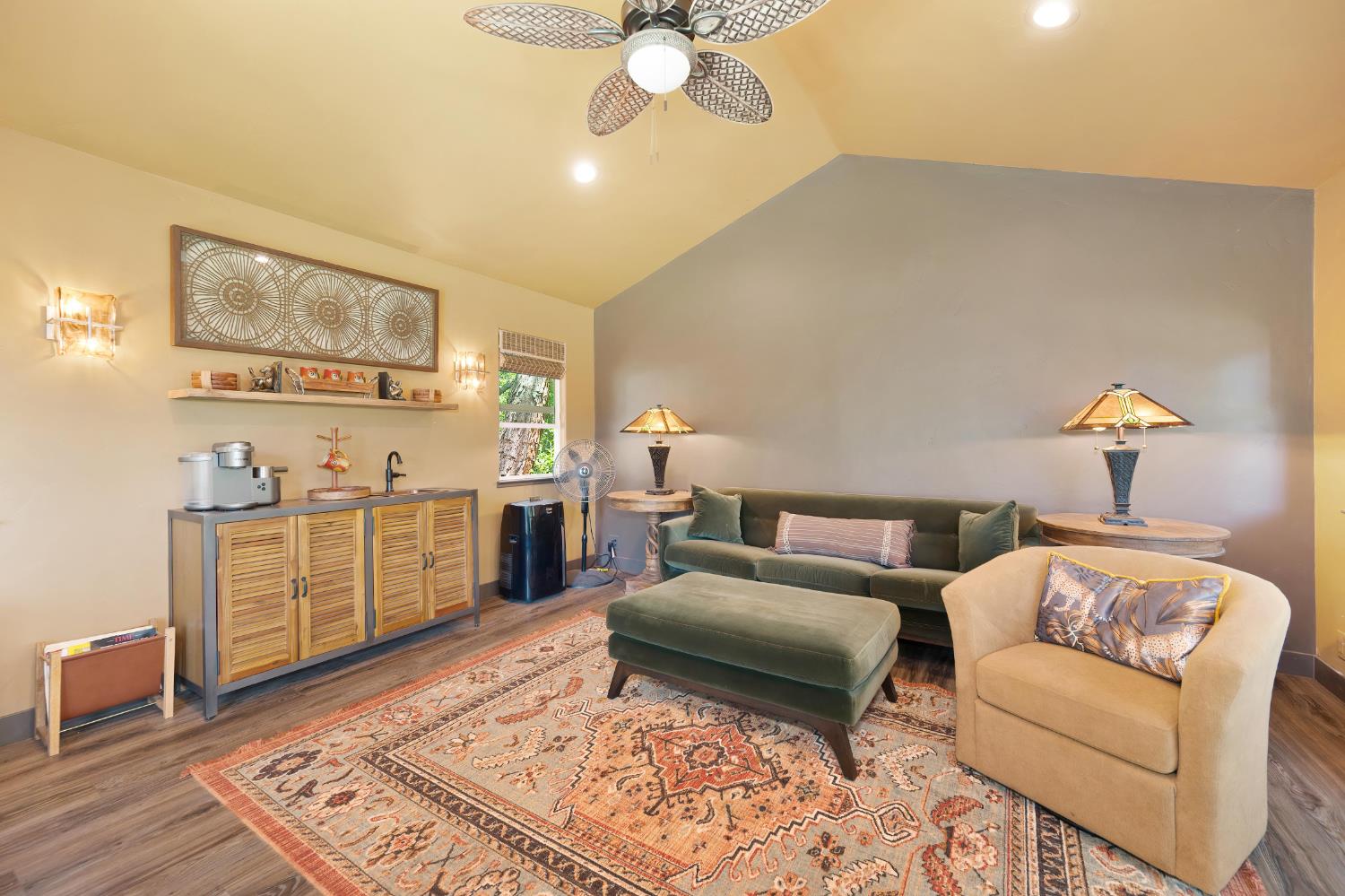 7333 Surette Lane Loomis, CA 95650 - Photo 36 of 42 a living room with furniture and wooden floor