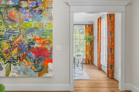 a view of front door