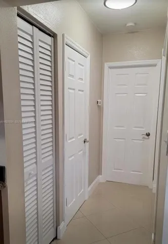 a view of closet area