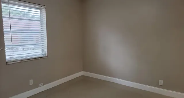 a small space with a window