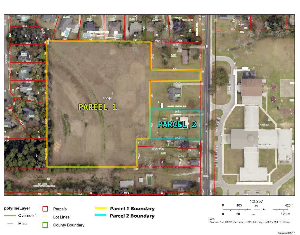 1013 Main Street Daphne, AL 36526 - Photo 2 of 5 Tax Parcel Layout