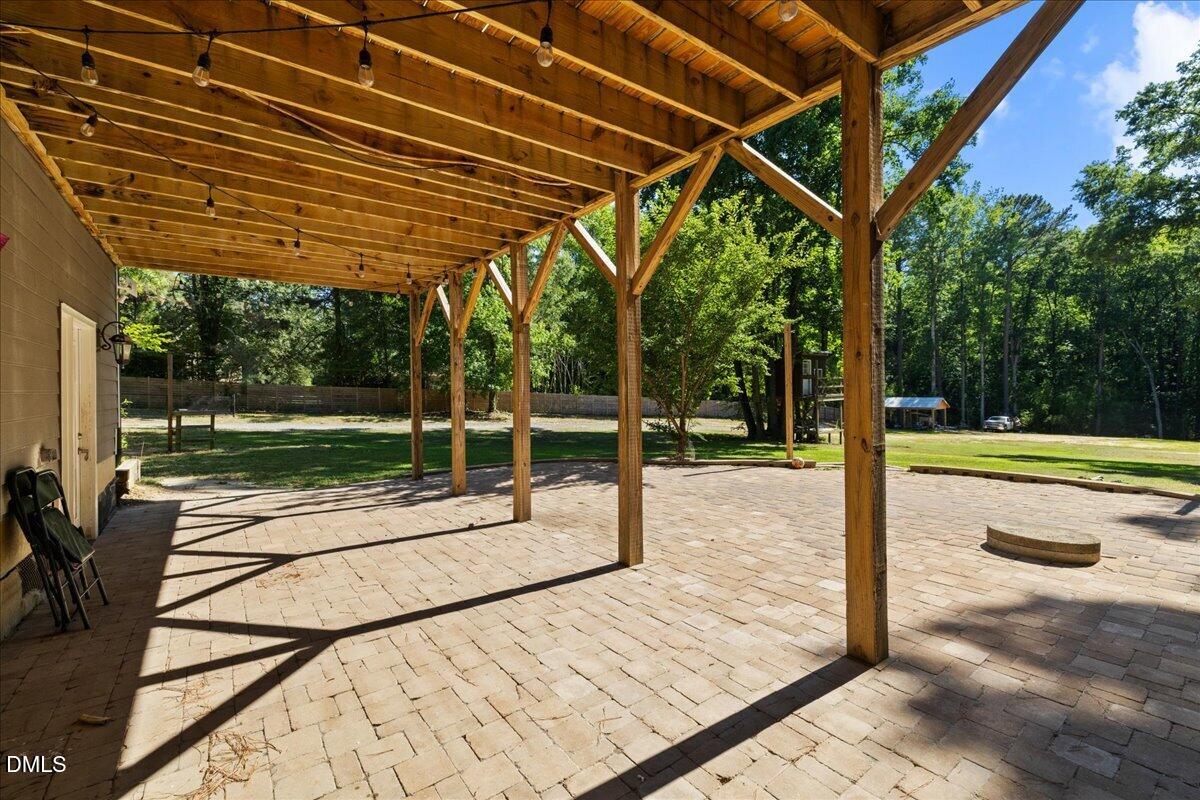 1304 Flying Hawk Road Apex, NC 27523 - Photo 37 of 52 a view of a backyard