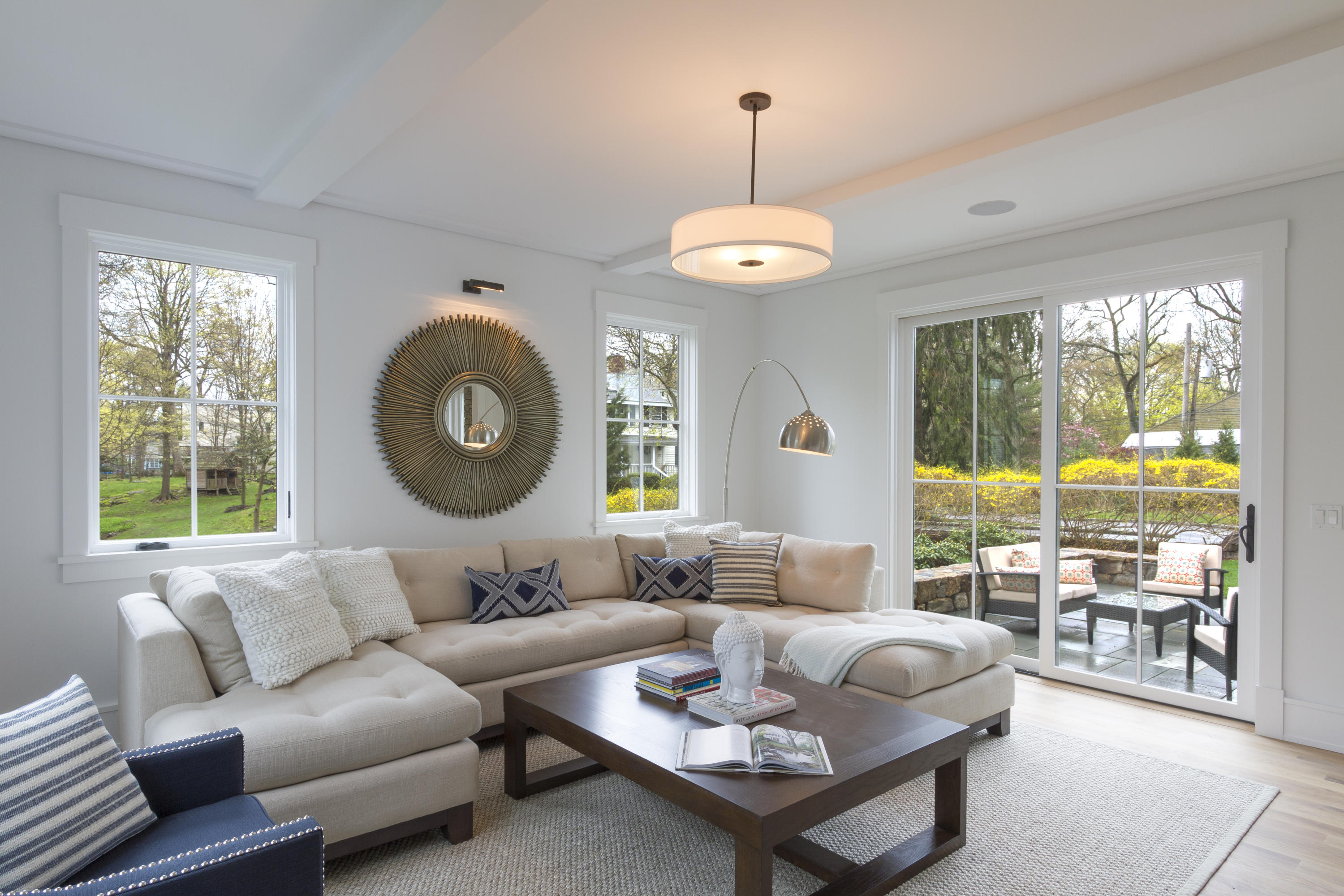 14 Clocks Lane Darien, CT 06820 - Photo 15 of 46 a living room with furniture and a large window