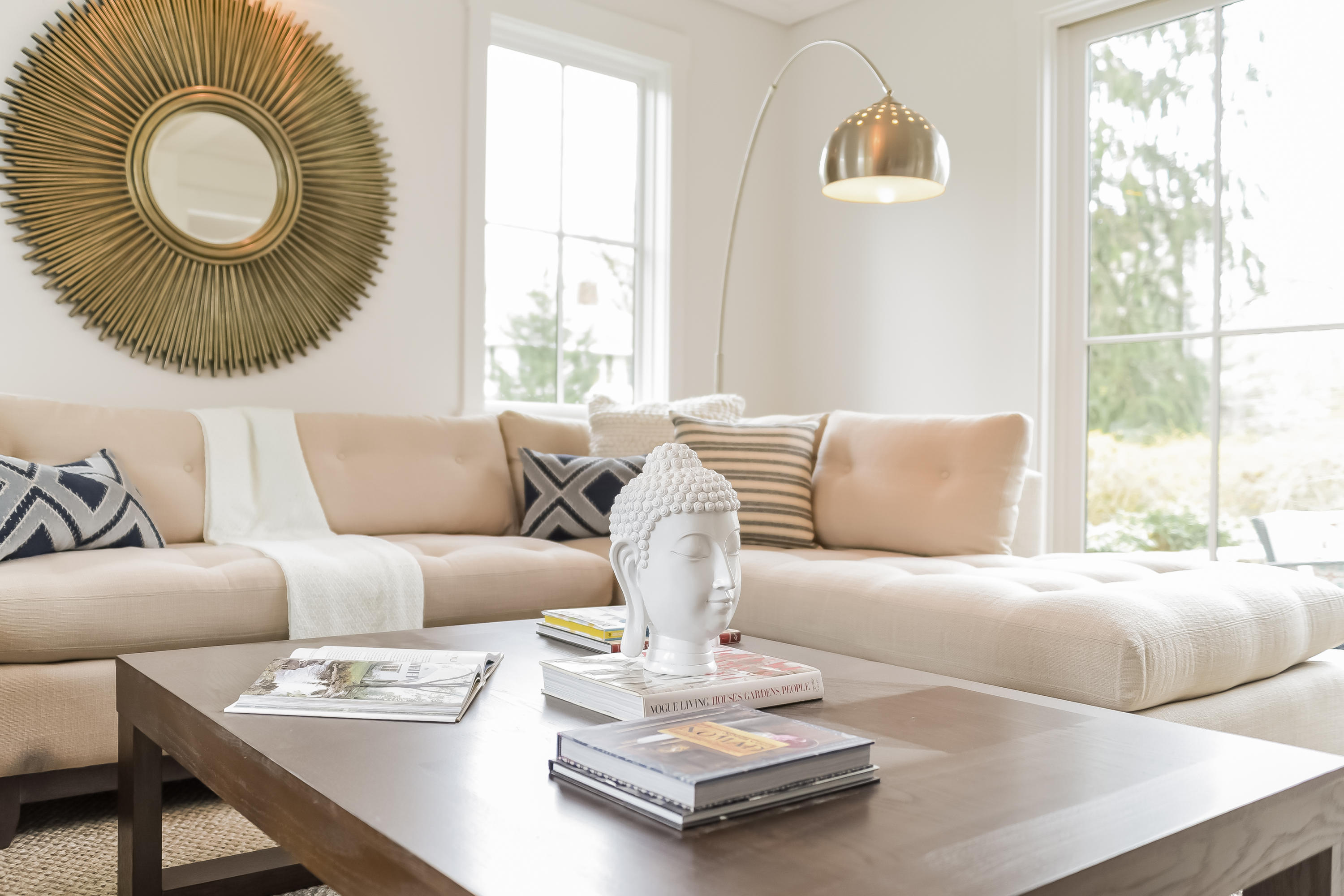 14 Clocks Lane Darien, CT 06820 - Photo 16 of 46 a living room with furniture and a large window