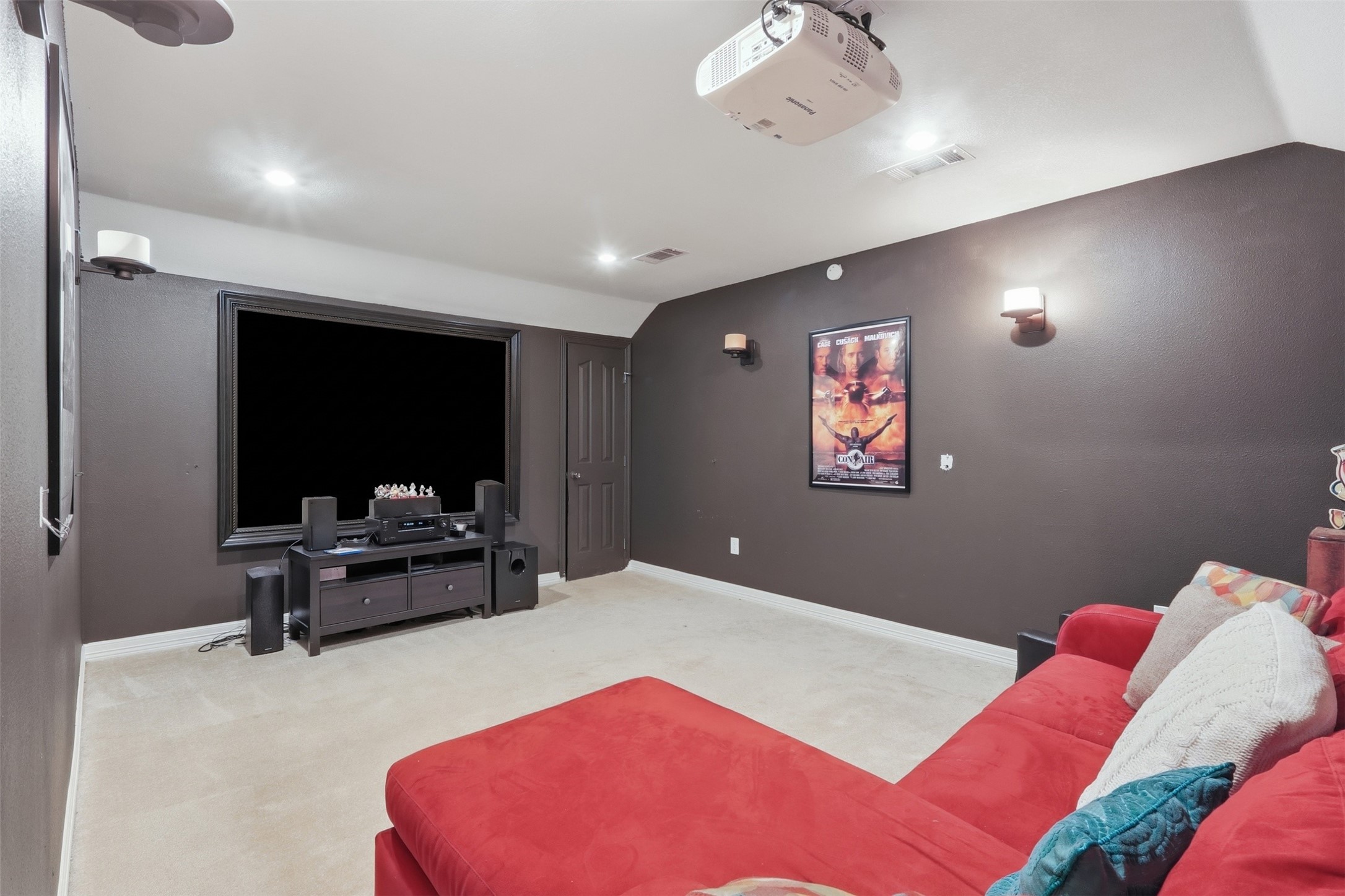 10695 White Rock Road Conroe, TX 77306 - Photo 28 of 48 Upstairs Media Room Projector & Screen Stays