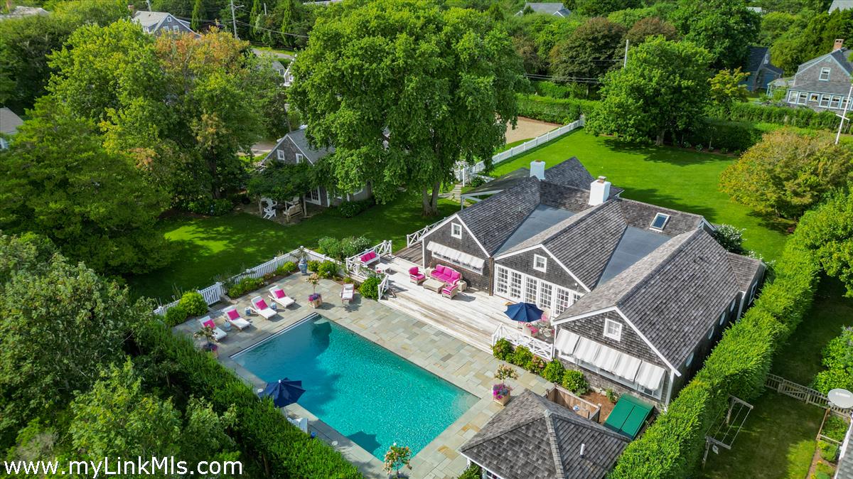 14 & 16 Coffin Street Nantucket, MA 02554 - Photo 3 of 50 an aerial view of a house