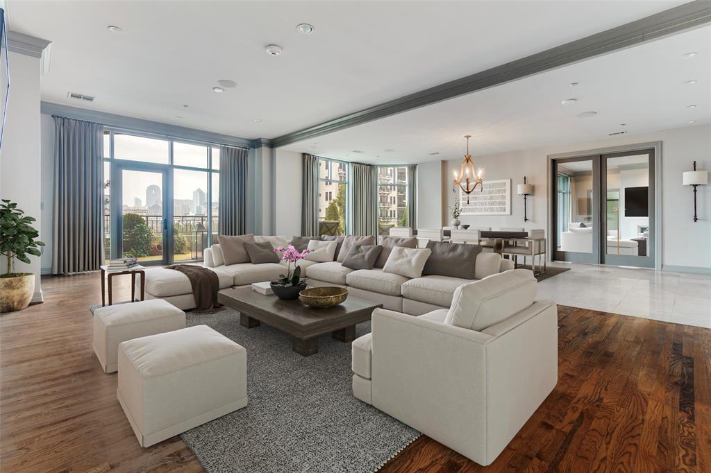 Great Room, styled to illustrate scale and lifestyle.