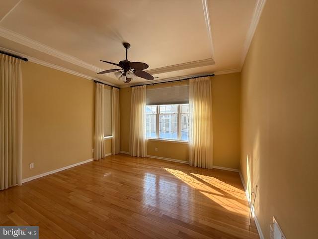 121 Einstein Way Cranbury, NJ 08512 - Photo 9 of 33 a view of empty room with wooden floor and fan