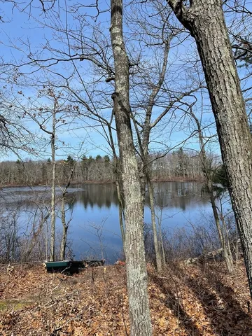 a view of a yard of a house