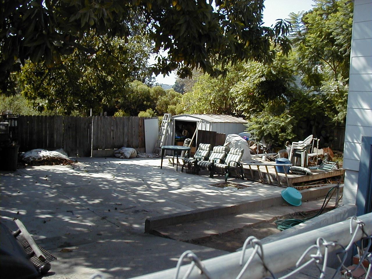 1525 Castillo Street Santa Barbara, CA 93101 - Photo 3 of 3 a view of backyard with table and chairs and a barbeque