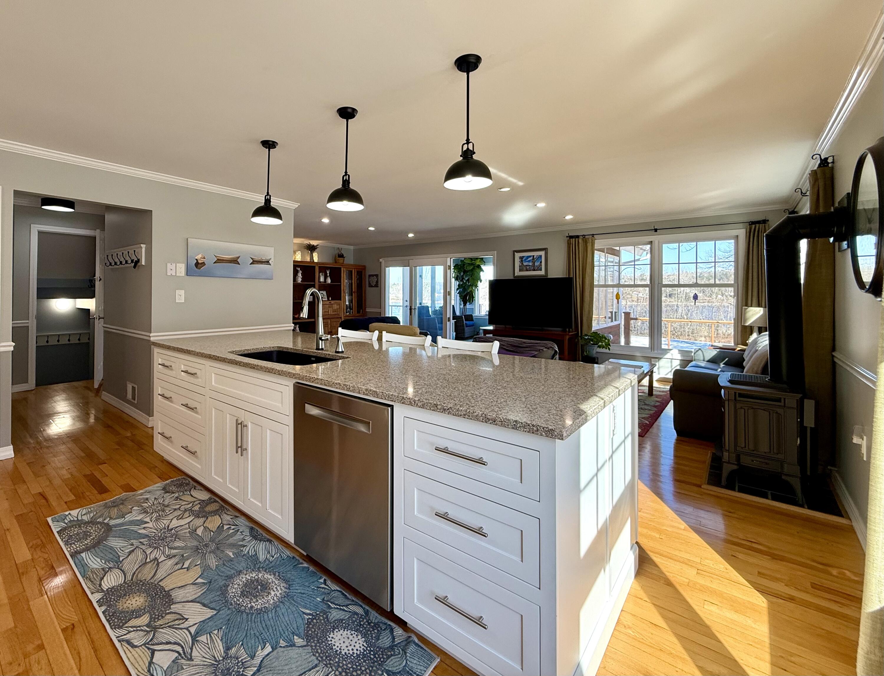 918 Main Street Calais, ME 04619 - Photo 14 of 115 Kitchen Island with Bosch Dishwasher