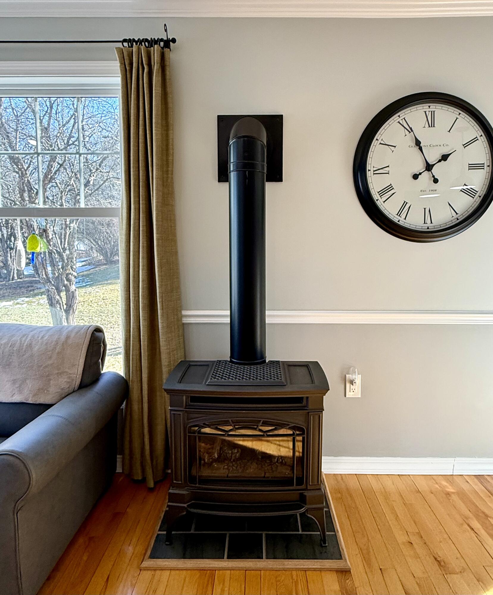 918 Main Street Calais, ME 04619 - Photo 24 of 121 Propane stove in living room