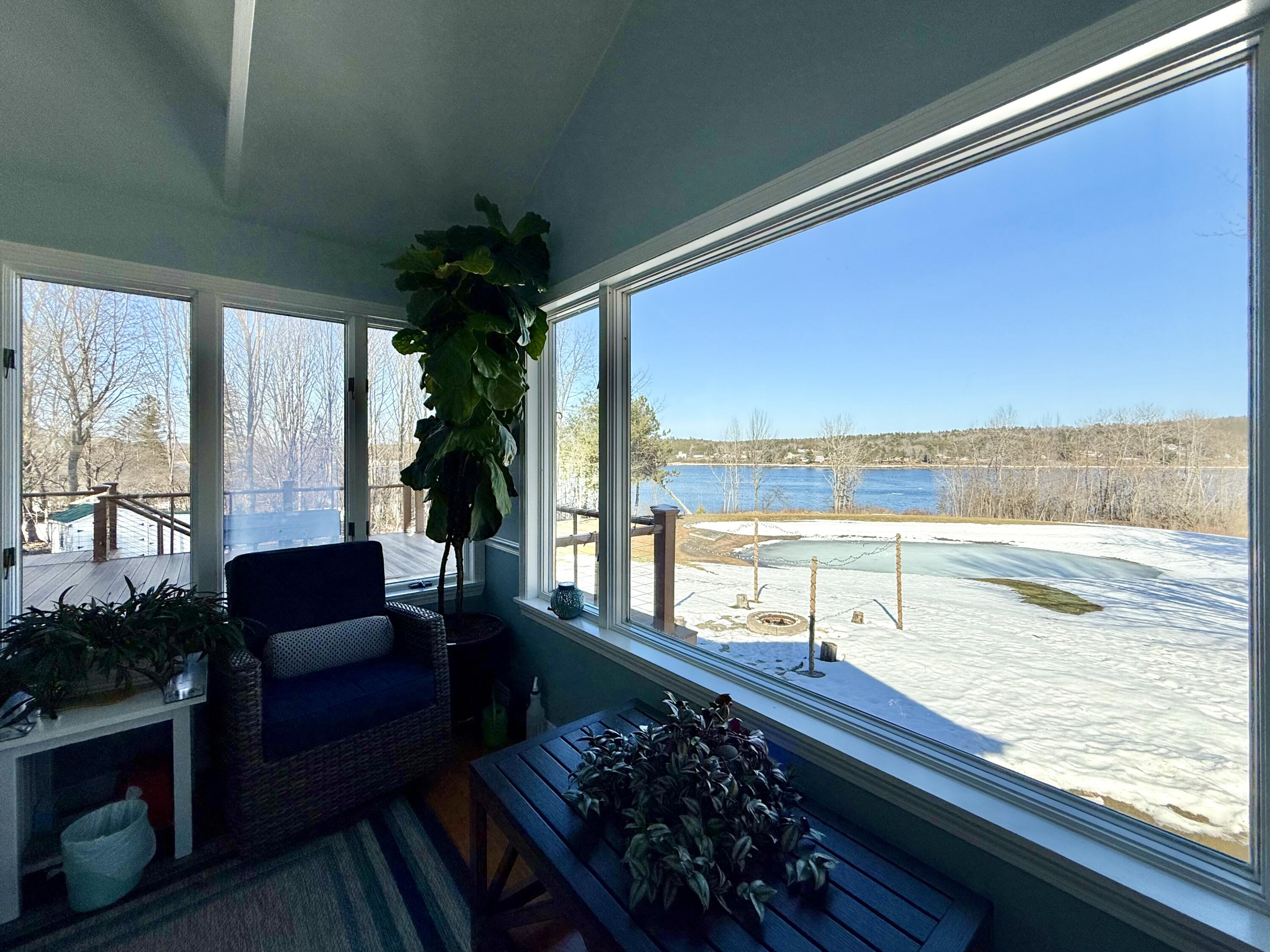 918 Main Street Calais, ME 04619 - Photo 29 of 121 Sun porch overlooking the backyard