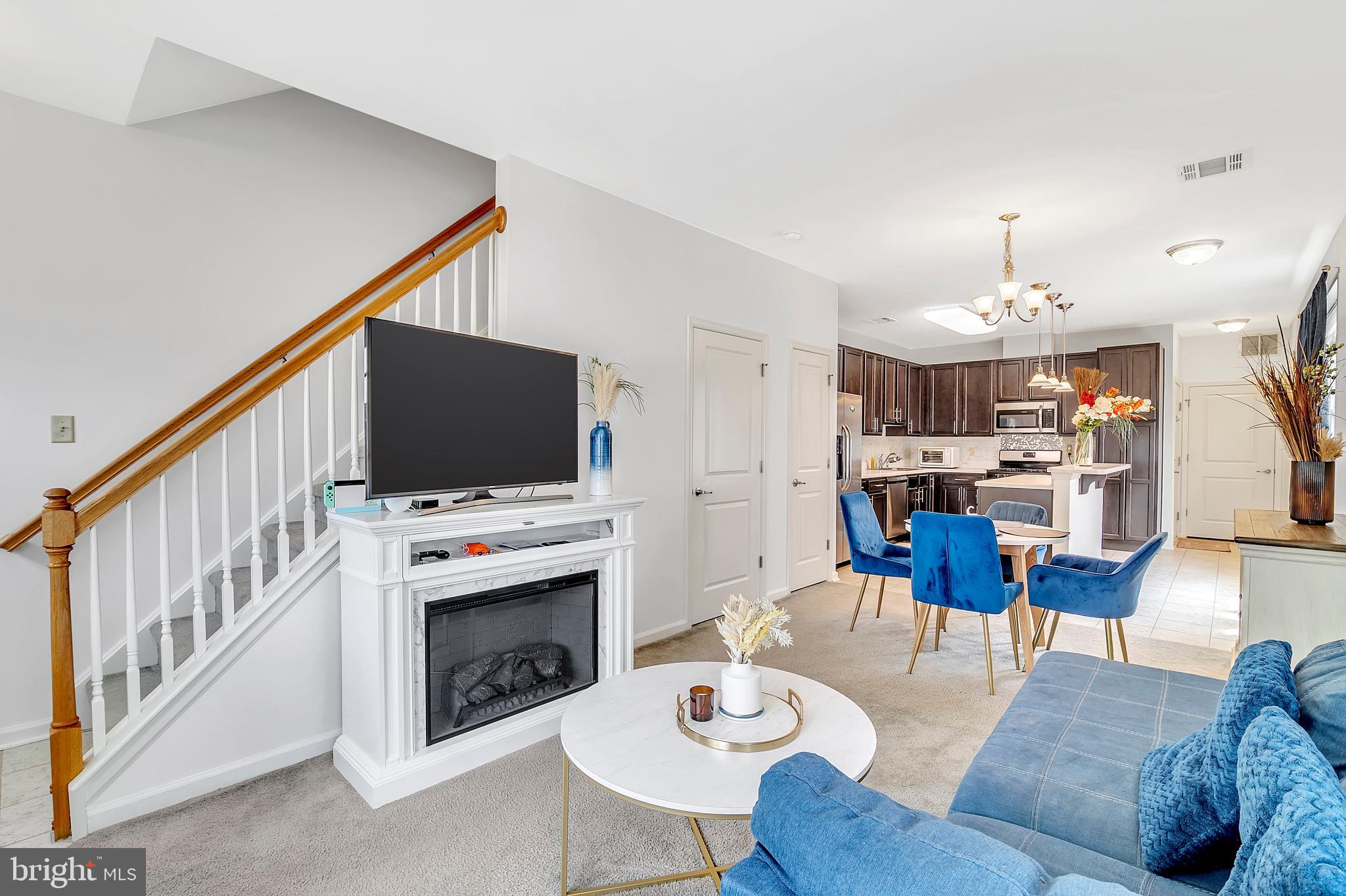 31 Rowand Way East Clementon, NJ 08021 - Photo 11 of 26 Living Room and Stairs