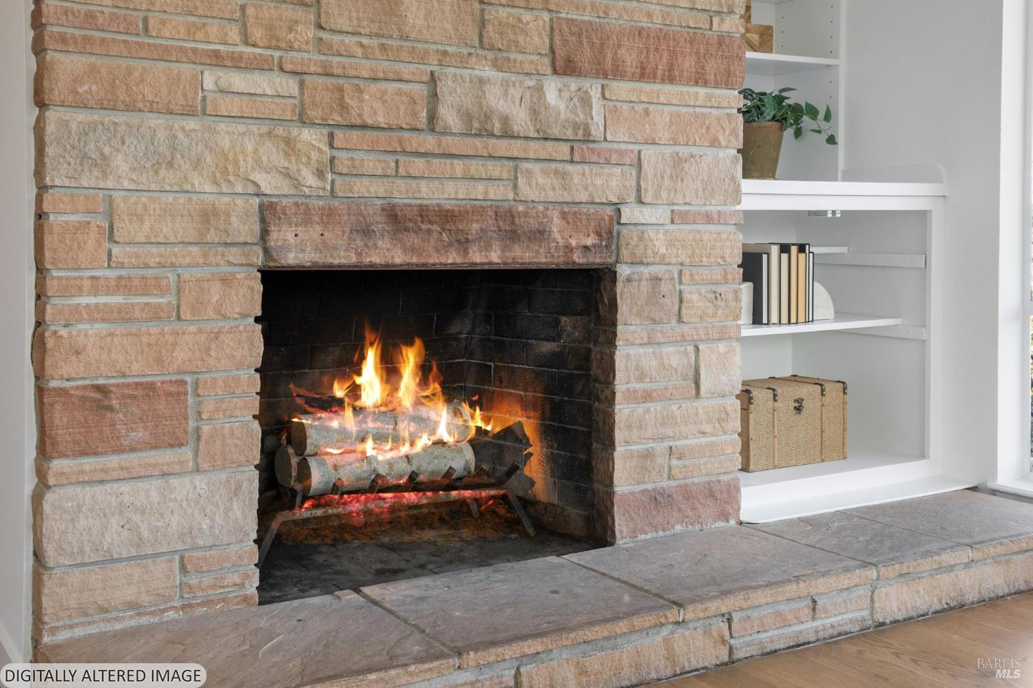 81 Rose Street San Rafael, CA 94901 - Photo 11 of 67 a room with fireplace