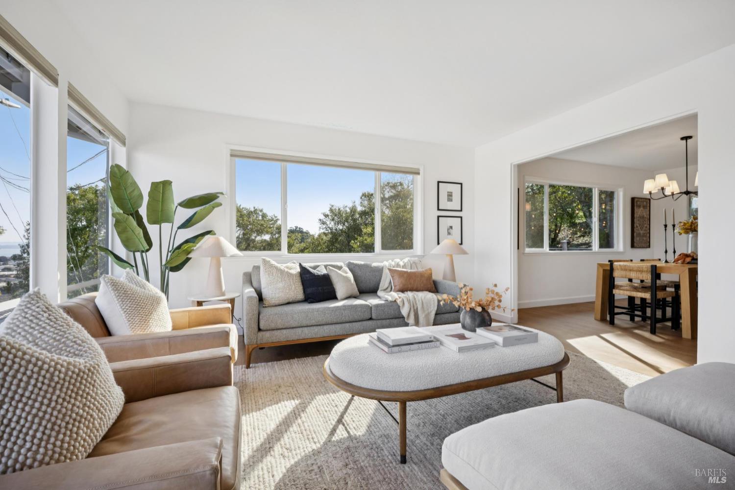 81 Rose Street San Rafael, CA 94901 - Photo 13 of 67 a living room with furniture and a large window