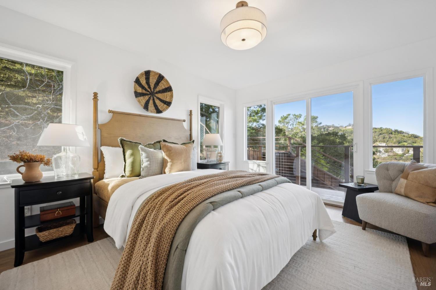 81 Rose Street San Rafael, CA 94901 - Photo 31 of 67 a bedroom with a bed and a couch