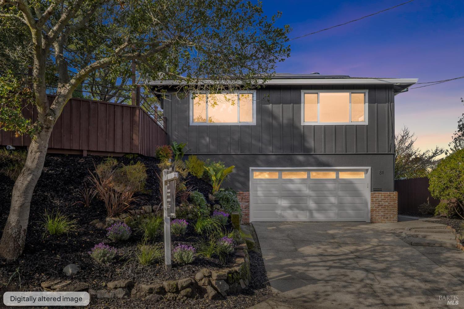 81 Rose Street San Rafael, CA 94901 - Photo 67 of 67 Twilight effect added