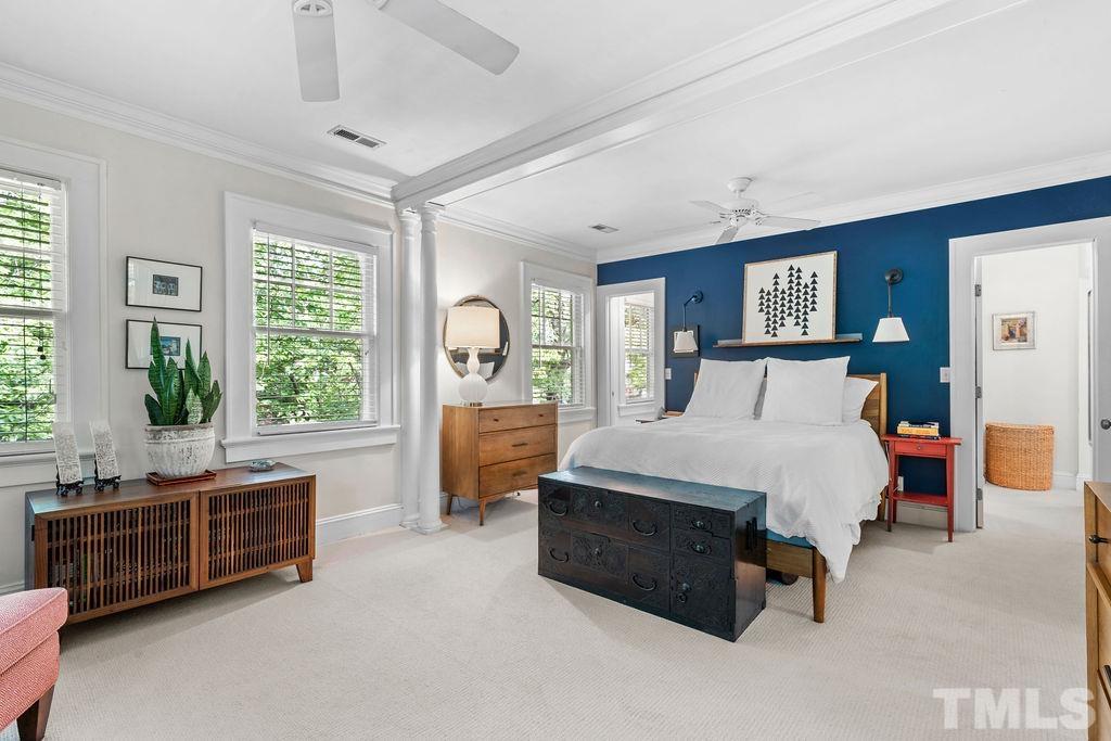 116 Hillcrest Road Raleigh, NC 27605 - Photo 11 of 30 a bedroom with bed and window