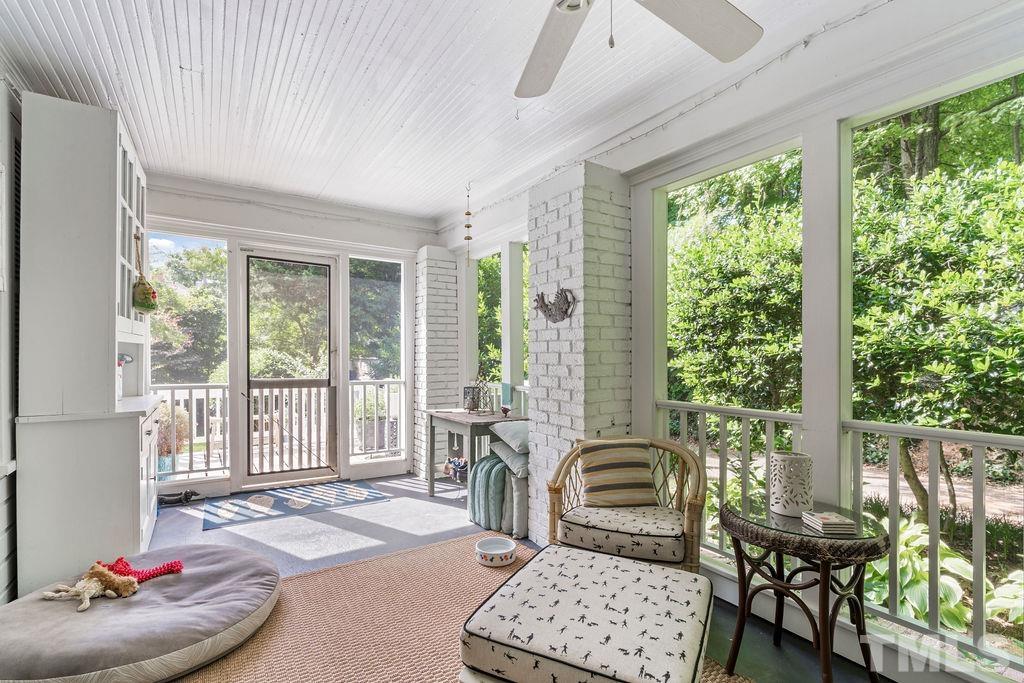 116 Hillcrest Road Raleigh, NC 27605 - Photo 17 of 30 a bedroom with furniture and a window