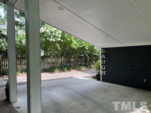 116 Hillcrest Road Raleigh, NC 27605 - Photo 26 of 30 a view of backyard space and porch