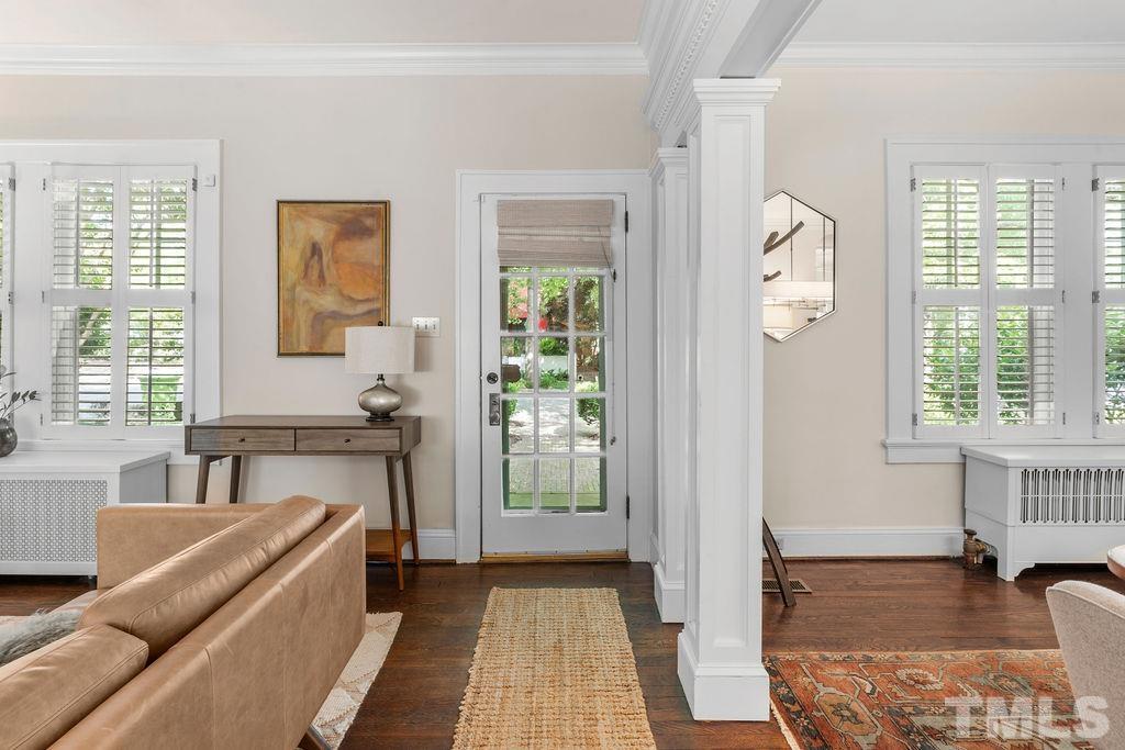 116 Hillcrest Road Raleigh, NC 27605 - Photo 3 of 30 a living room with furniture and a window
