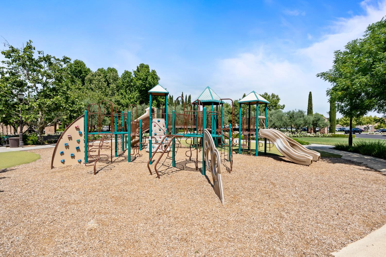 3942 Harlan Ranch Boulevard Clovis, CA 93619 - Photo 18 of 21 a view of park with swings and slides