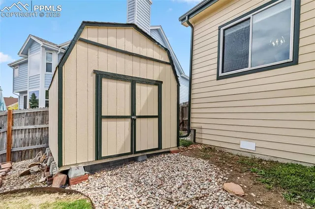 a view of a house with a door