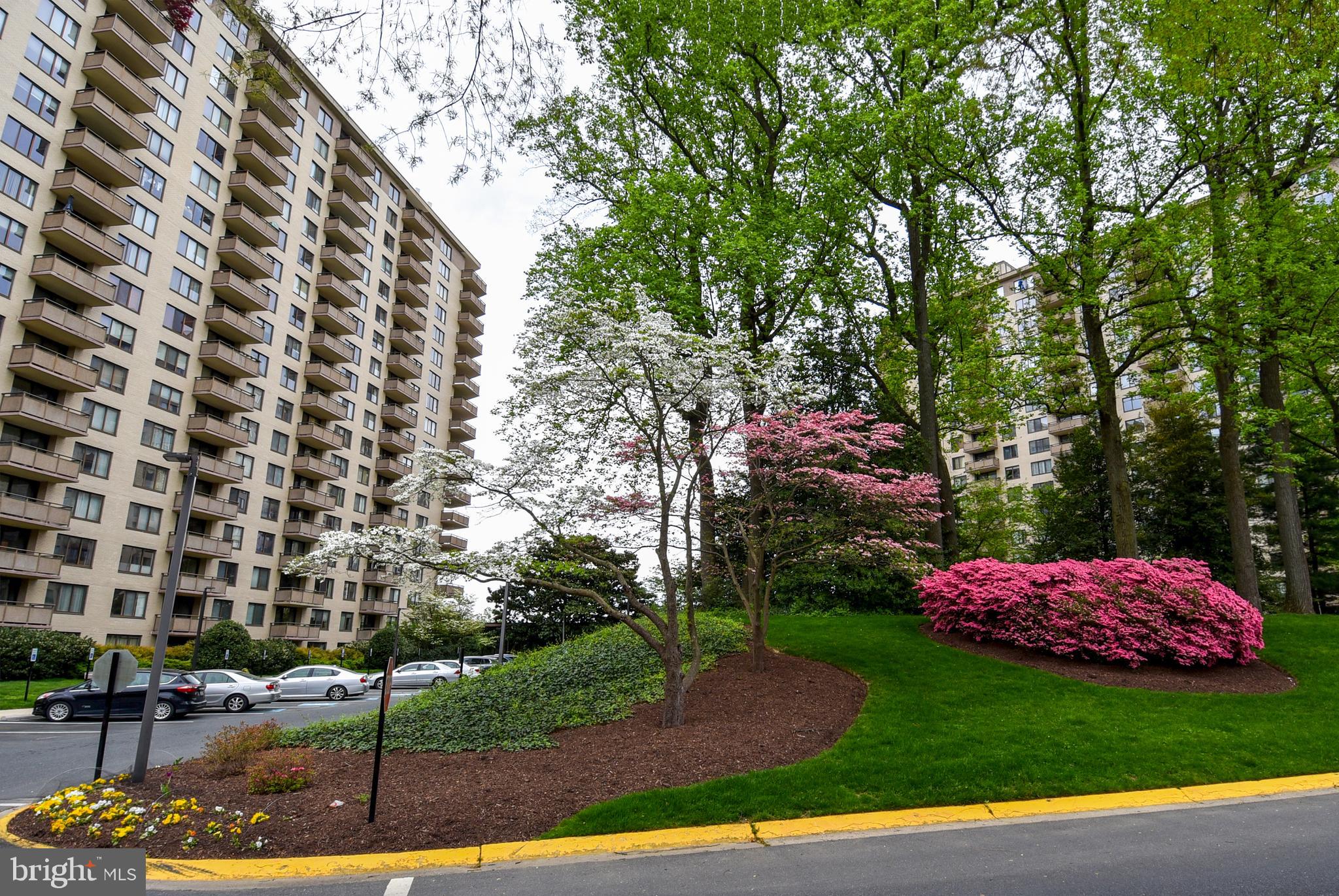 5225 Pooks Hill Road, Unit 1214N Bethesda, MD 20814 - Photo 3 of 26 a view of a street with a building in the background