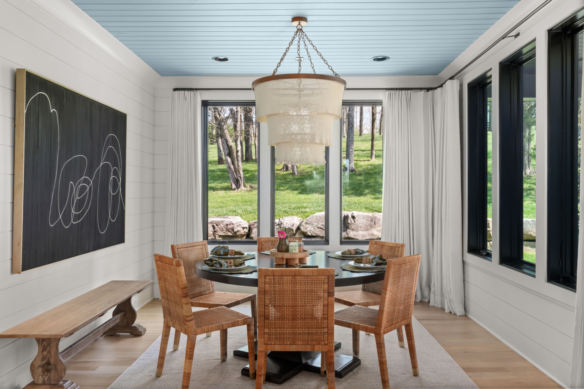 4472 South Carothers Road Franklin, TN 37064 - Photo 11 of 44 a dining room with furniture window wooden floor