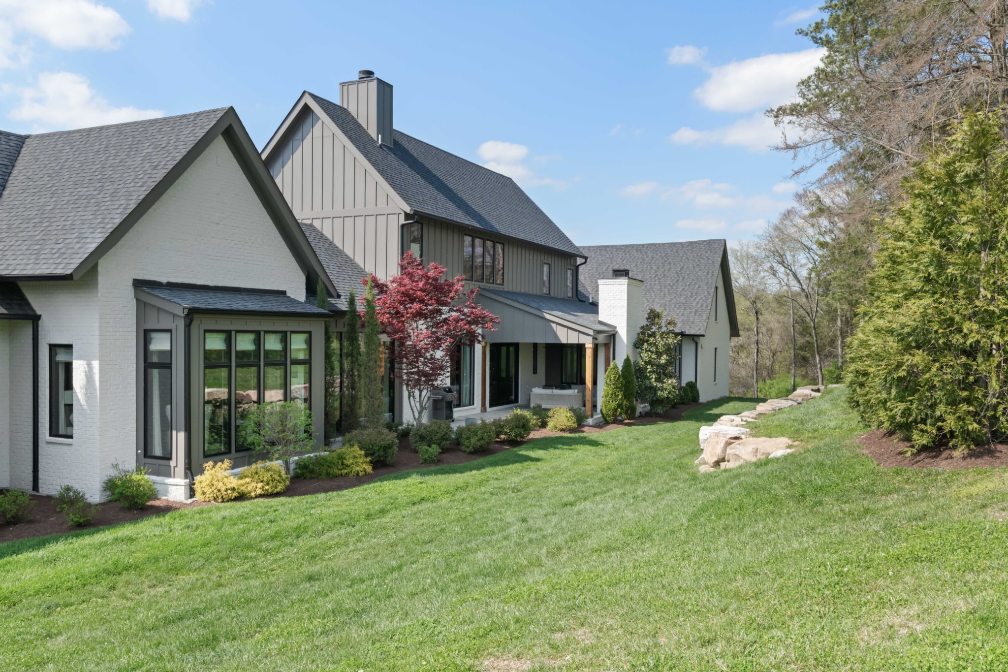 4472 South Carothers Road Franklin, TN 37064 - Photo 37 of 44 a front view of a house with garden