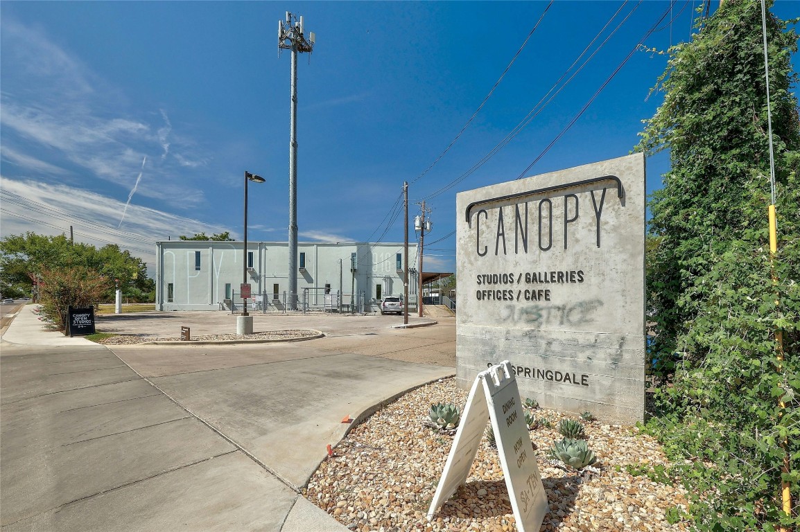 5603 Samuel Huston Avenue, Unit 1 Austin, TX 78721 - Photo 37 of 40 a building with sign broad on the side of it