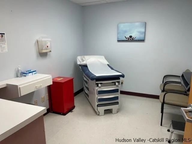 a room with furniture