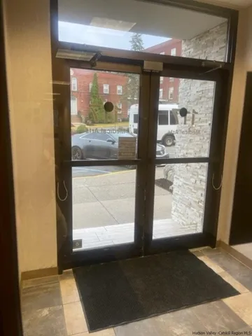 a view of front door