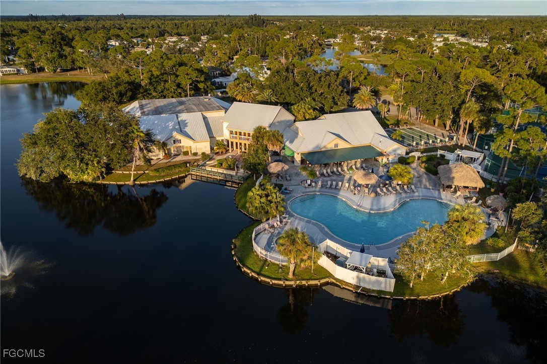 19658 Eagle Trace Court North Fort Myers, FL 33903 - Photo 31 of 40 an aerial view of a house with a ocean view