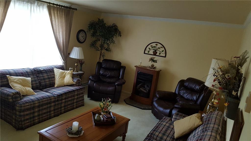284 Ferncliff Road Rices Landing, PA 15357 - Photo 10 of 17 Cozy up in the living room in the winter time with a small but very efficient propane heater. (up against the back wall with candle on top)