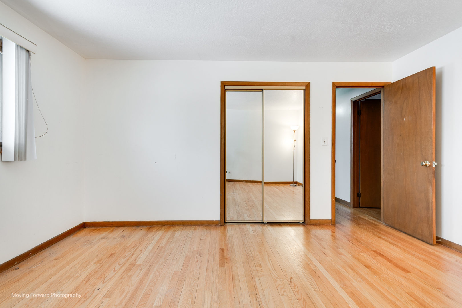 539 West Eggerding Drive Addison, IL 60101 - Photo 11 of 29 an empty room with wooden floor and closet