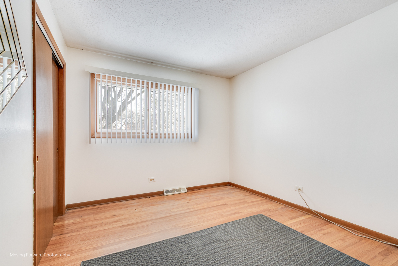 539 West Eggerding Drive Addison, IL 60101 - Photo 10 of 29 an empty room with wooden floor and windows