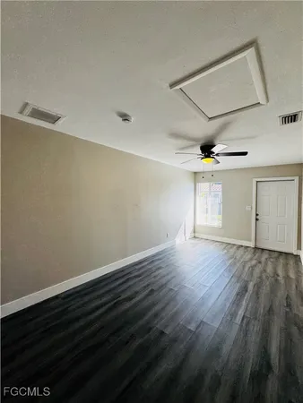 wooden floor in an empty room