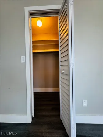 a view of walk in closet