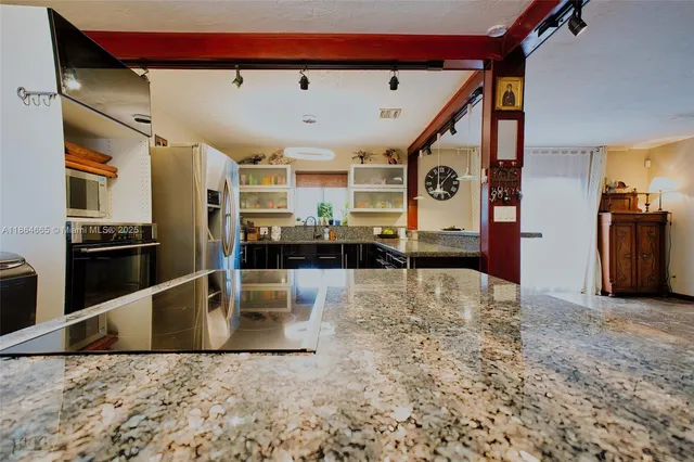 a view of a living room