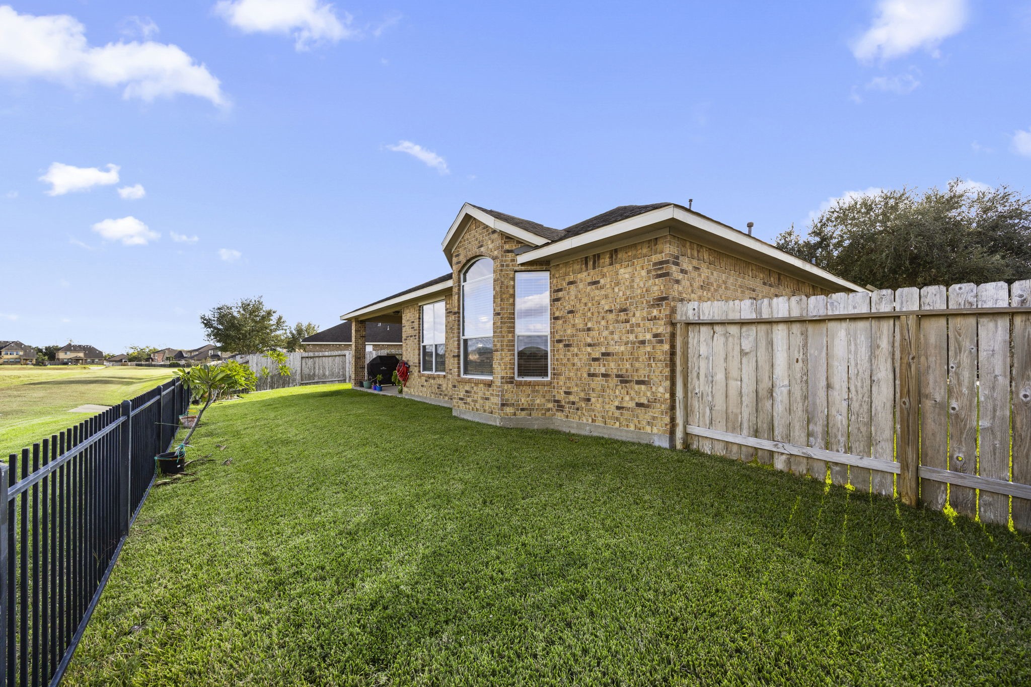 2202 Winchester Lake Rosenberg, TX 77471 - Photo 28 of 31 Backyard has room for a pool/kids/pets. Wide open views and NO REAR NEIGHBORS!
