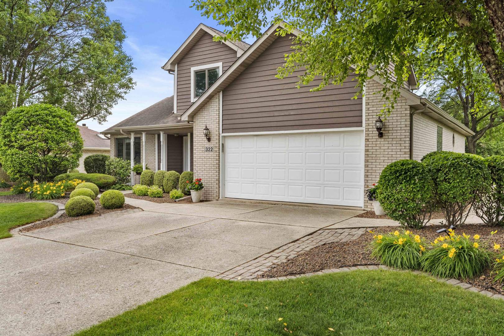 322 Orchard Lane Beecher, IL 60401 - Photo 2 of 38 a view of backyard with a garden and entertaining space