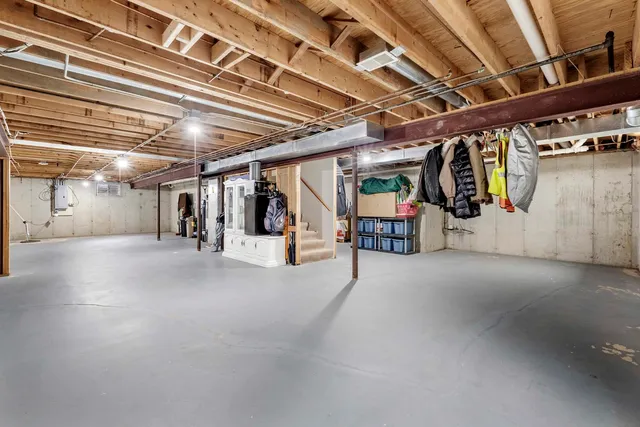 a view of storage and utility room