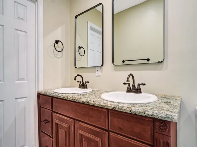 wooden floor and chair in a room