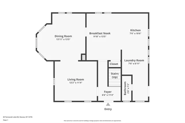 $375,000 | 83 Tennanah Lake Road, Roscoe, NY 12776