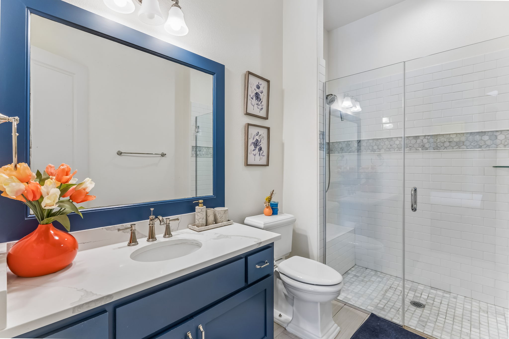 505 Flint Ridge Trail Georgetown, TX 78628 - Photo 25 of 40 Well-appointed bathrooms offer both style and everyday convenience.