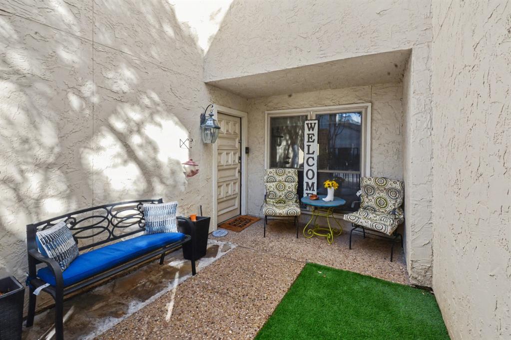 9446 Chimney Corner Dallas, TX 75243 - Photo 33 of 39 a view of a two chairs in the patio
